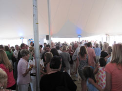 A big crowd at the Nantucket Comedy Festival